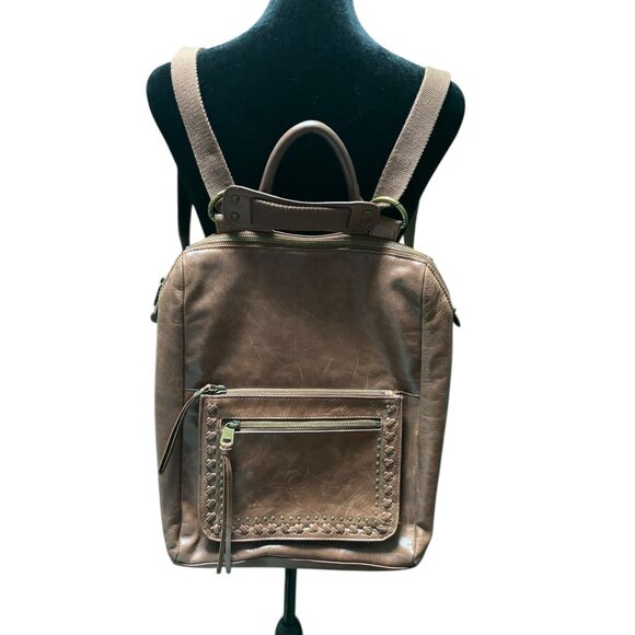 The Sak Loyola Convertible Studded Leather Backpack Brown main image 5